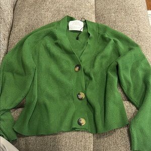 Zara Green childrens Cardigan